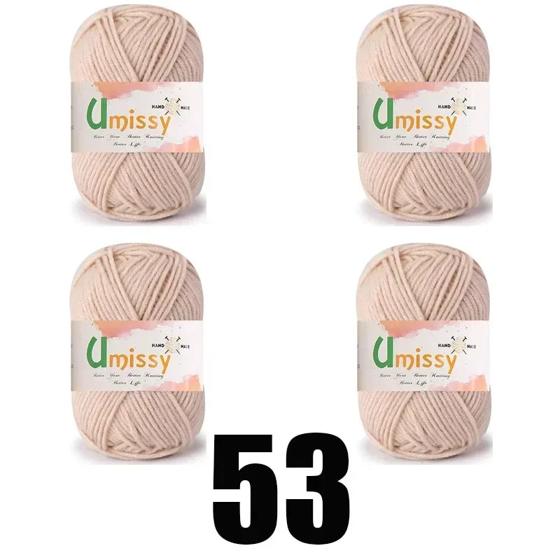 4pcs 25g Mini Yarn for Crocheting and Knitting - Annie Potter's Yarn Basket