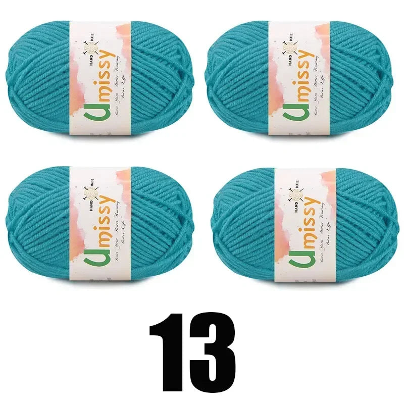 4pcs 25g Mini Yarn for Crocheting and Knitting - Annie Potter's Yarn Basket