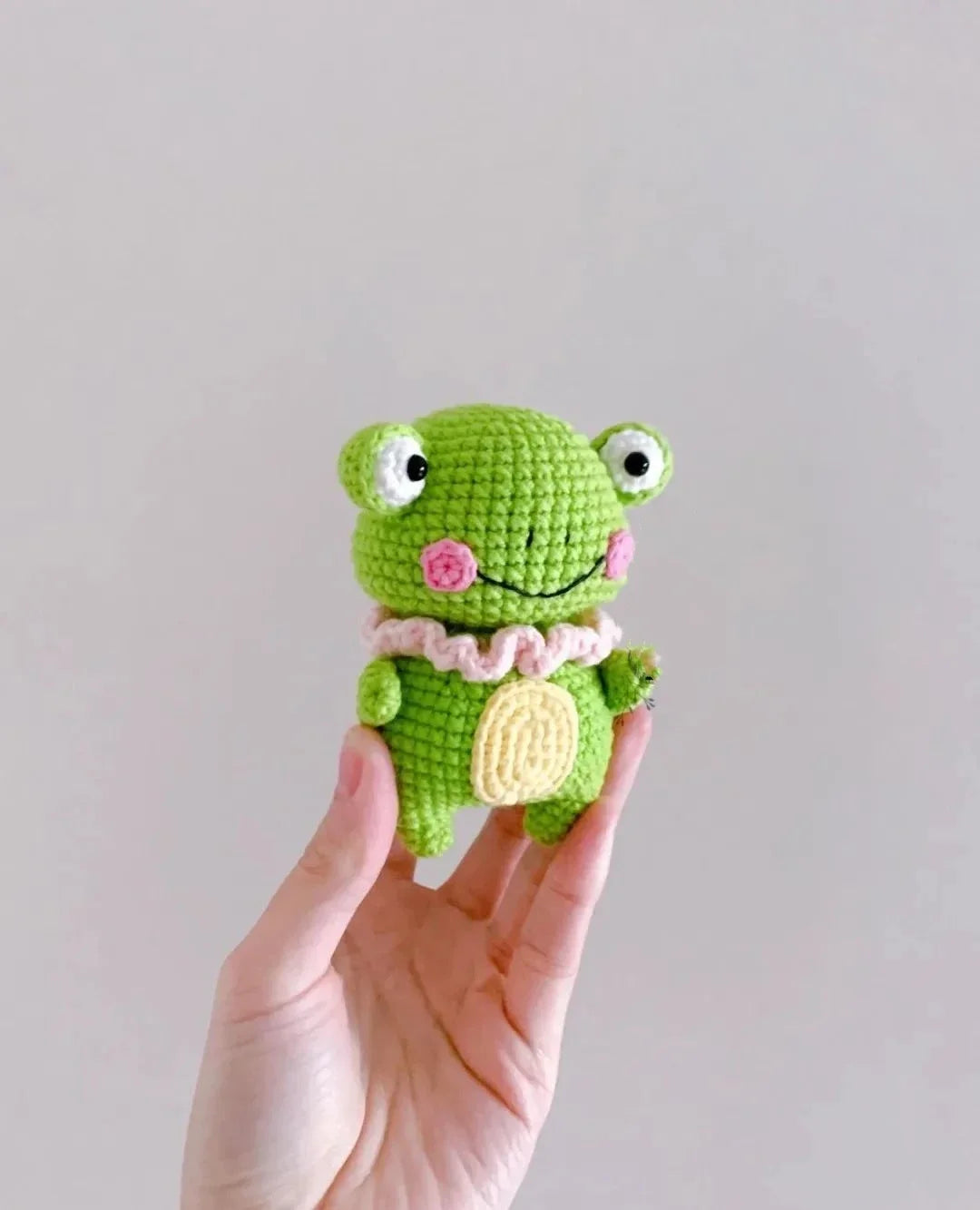 Crochet Animal Kit for Beginners, Cute Doll Keychain Pendant pattern and Materials