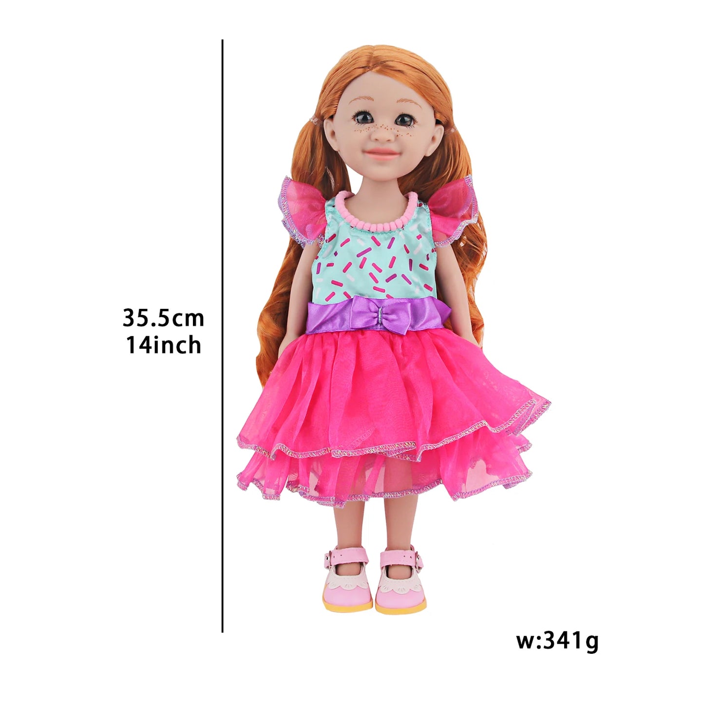 14 inch Full Body doll, American Girl WellieWishers doll, Girl Doll - Annie Potter's Yarn Basket