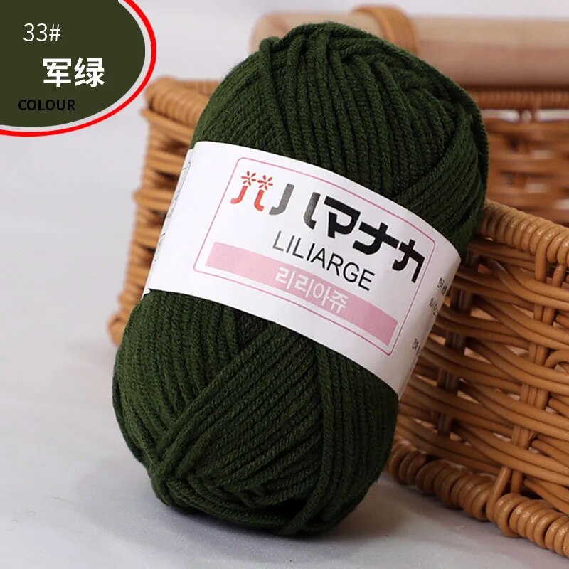25g Soft Milk Cotton Yarn Anti-Pilling High Quality Wool Blended Yarn - Annie Potter's Yarn Basket