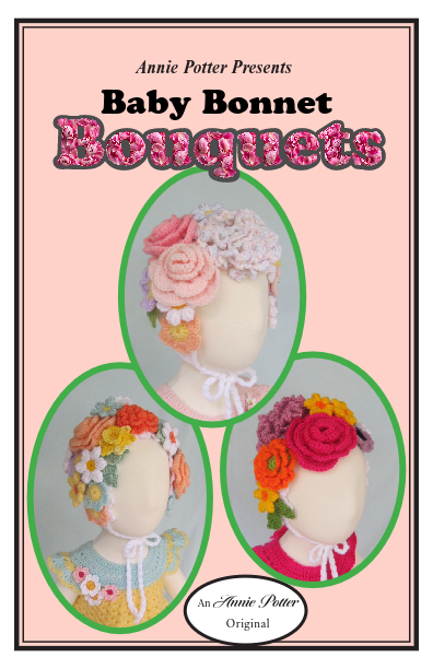Baby Bonnet Bouquets" Crochet pattern