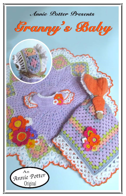 Granny's Baby" Crochet Baby set,