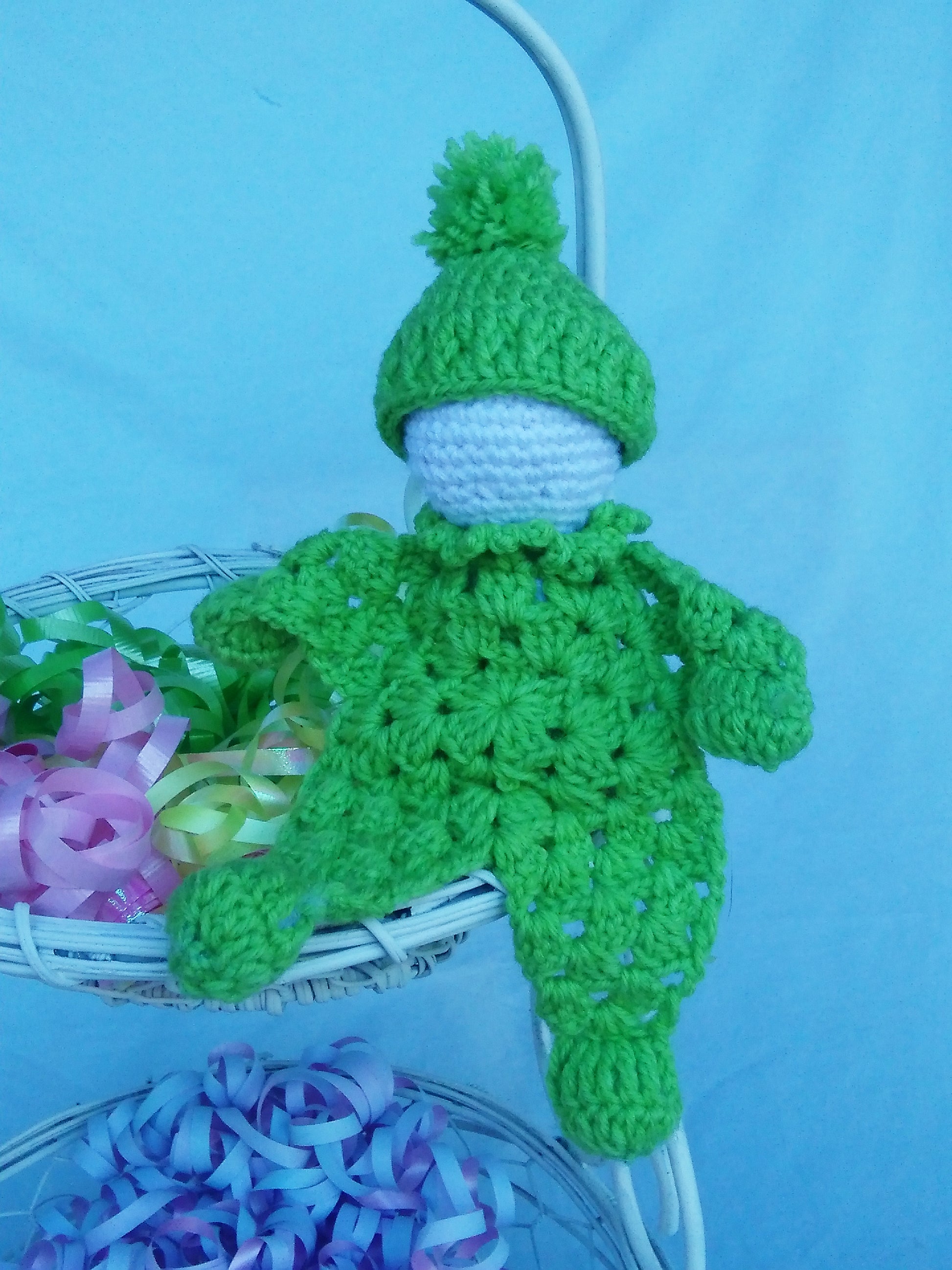  Crochet Doll Pattern, Cuddle baby pattern, Crochet Pattern, Baby Doll, Lovey Crochet, Granny Square Pattern, Star Baby Doll, PDF Download,- Annie Potter's Yarn Basket