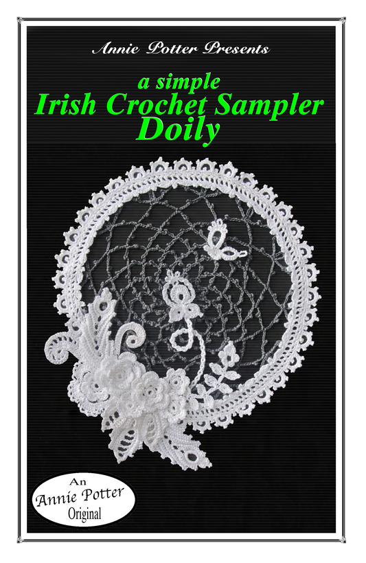 Irish Sampler" Irish crochet pattern