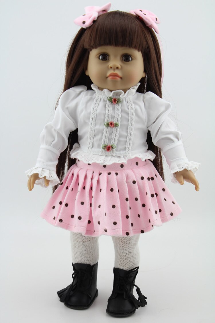 Sweet 18 inch Girl Doll - Annie Potter's Yarn Basket