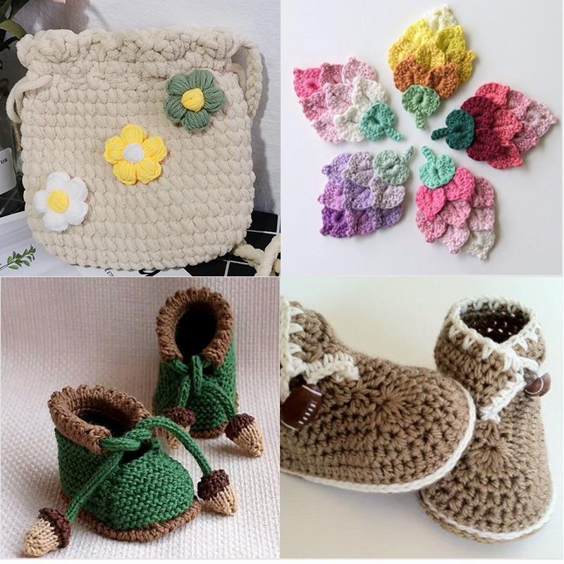 Bamboo Crochet Hook Set Multicolor – Annie Potter's Yarn Basket
