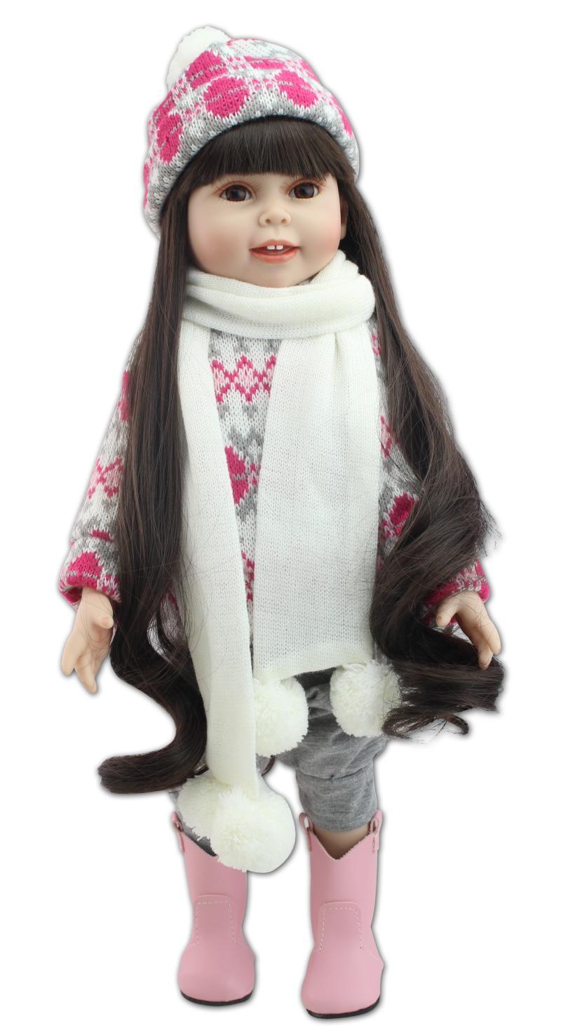 Pretty Girl Doll 18 inch - Annie Potter's Yarn Basket