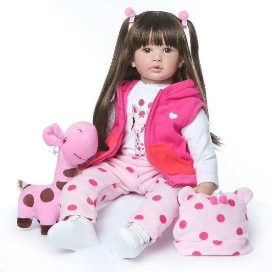 Boneca Reborn 24inch Soft Silicone Vinyl Doll - Annie Potter's Yarn Basket