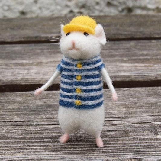 Lovely Mouse Felt Doll Kit - Annie Potter's Yarn Basket