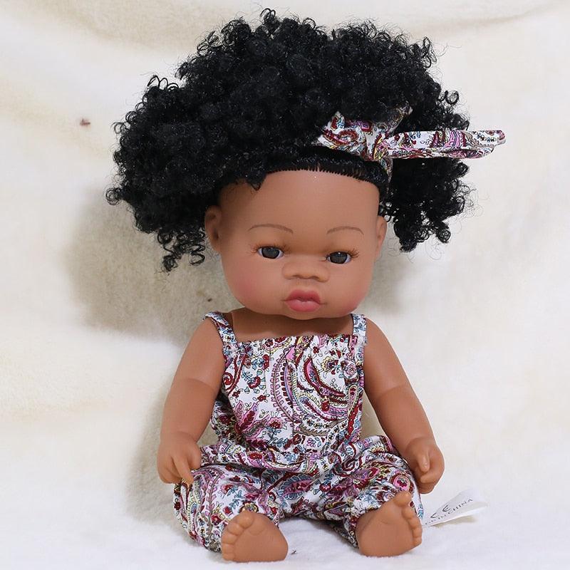 14 inch American Reborn Dark Baby Doll - Annie Potter's Yarn Basket
