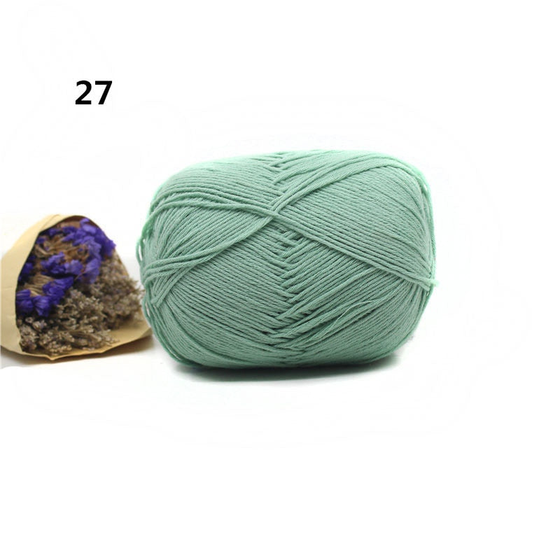 2pcs 100% Cotton Yarn - Annie Potter's Yarn Basket
