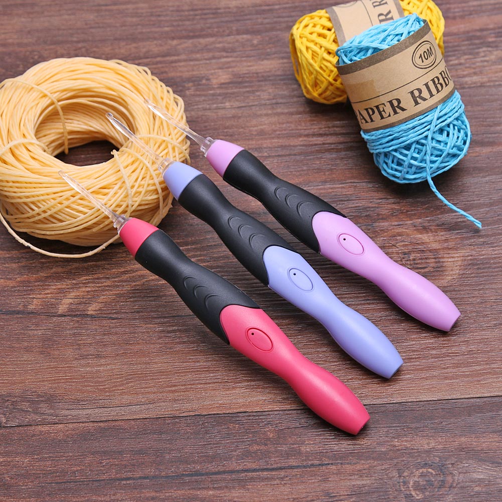 9 in 1 USB Light Up Crochet Hooks - Annie Potter's Yarn Basket