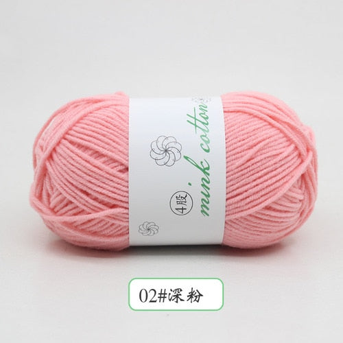 2pcs Milk Cotton Blended Baby Yarn - Annie Potter's Yarn Basket