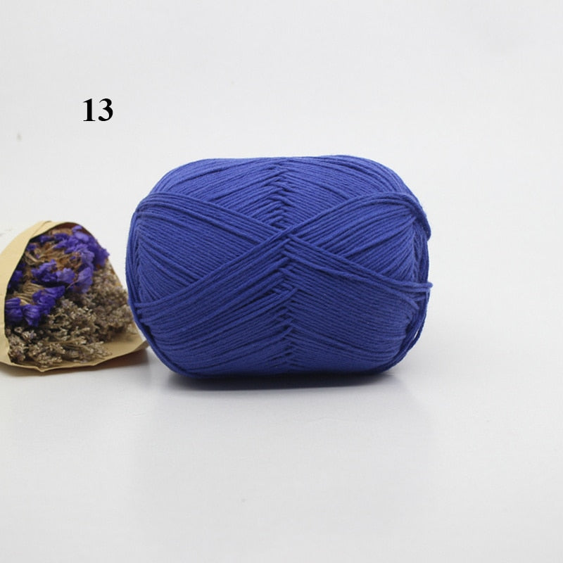 2pcs 100% Cotton Yarn - Annie Potter's Yarn Basket