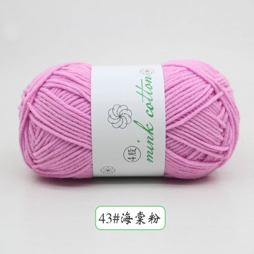 2pcs Milk Cotton Blended Baby Yarn - Annie Potter's Yarn Basket